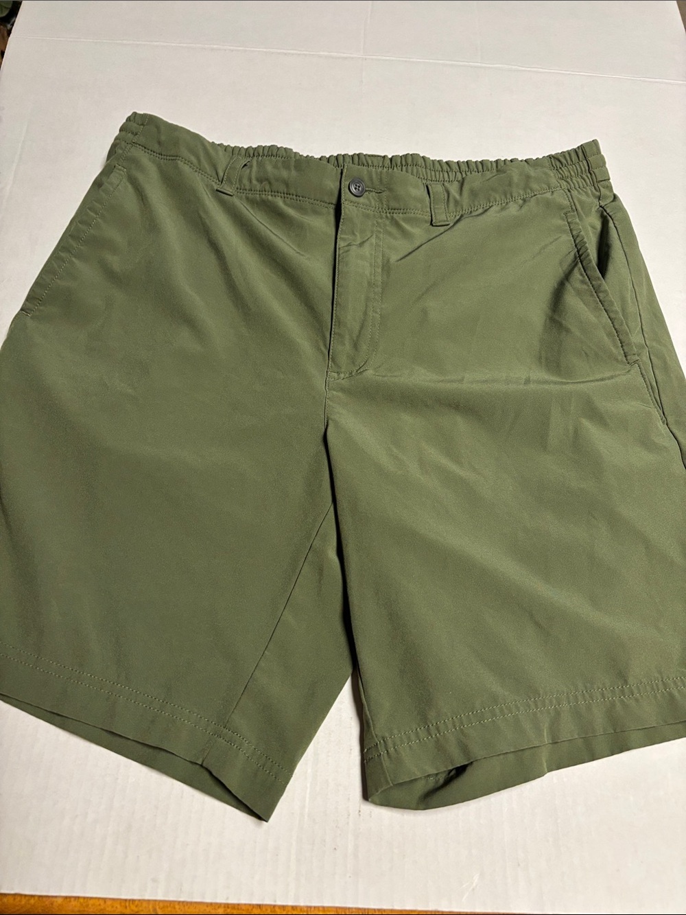 PGA Tour Olive Green Hybrid Golf Shorts